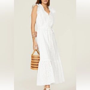 New Ralph Lauren White Summer Dress size6